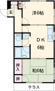 コーポトーマス【1階】の間取り
