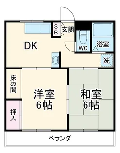 コーポ天野【301号室】の間取り