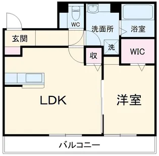 ケントスクエア七番館【102号室】の間取り