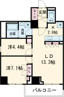 プライムアーバン亀有【6階】の間取り