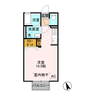 イノセントワールド 壱番館【2階】の間取り
