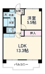 サンコール青葉台【3階】の間取り
