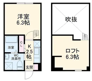 ROUTE ONE平塚【1階】の間取り