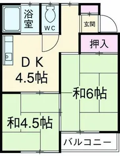 ドエルタカハシ【1階】の間取り