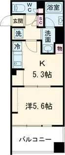 ドゥーエ西小山【5階】の間取り