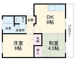 駒沢ビル【402号室】の間取り
