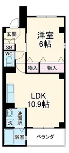 フォルティス【201号室】の間取り
