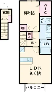 パークハウス A棟【202号室】の間取り