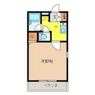 Kハイツ【2階】の間取り