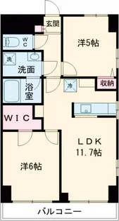 ロイヤルキャステージ恋ヶ窪【402号室】の間取り
