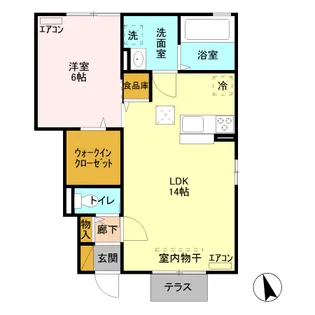 マルベリー【1階】の間取り