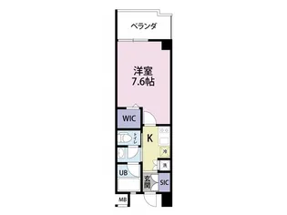 6floor【502号室】の間取り