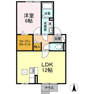 アネックス横井【1階】の間取り
