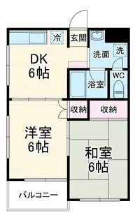 セントヒルズ本八幡【1階】の間取り