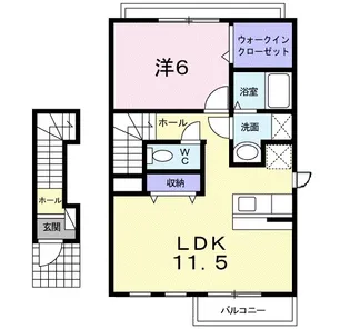 スターアリスⅥ【2階】の間取り