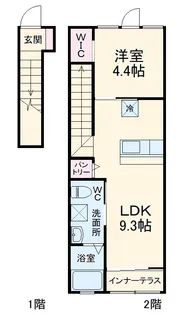 villa grande【2階】の間取り