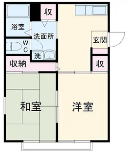 サニーハイツ【101号室】の間取り