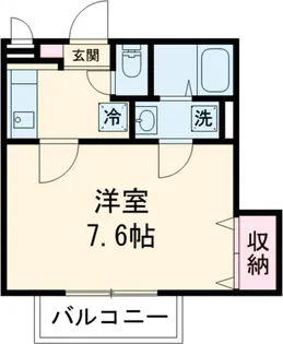 プロムナード【202号室】の間取り