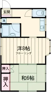 グローバルコーポ【2階】の間取り
