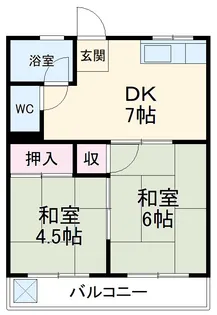 コーポ桐林【2階】の間取り