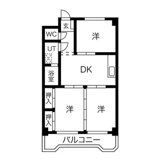 メゾン徳II【4階】の間取り