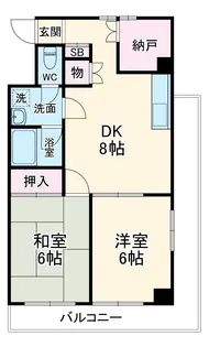 グレースハイム北見【5階】の間取り