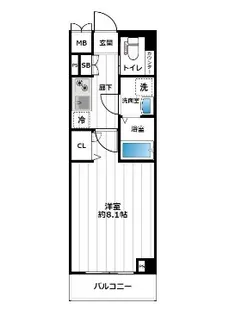 CREST TAPP 東十条【5階】の間取り