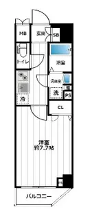 CREST TAPP 東十条【3階】の間取り