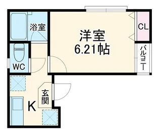 メゾンソレイユ【303号室】の間取り