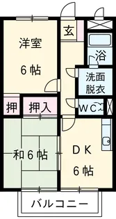 SURPLUSTWOライフ【102号室】の間取り
