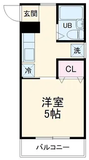 旭ハイツ【1階】の間取り