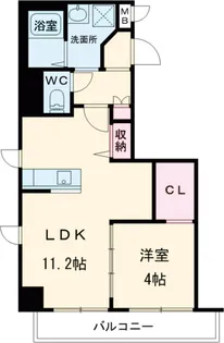 アベニューA【4階】の間取り