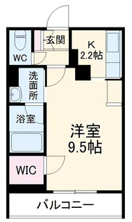 プレミアムコート【202号室】の間取り