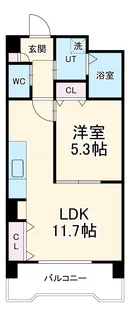 ミーティア【2階】の間取り