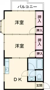 アリシア【206号室】の間取り