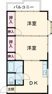 アリシア【303号室】の間取り