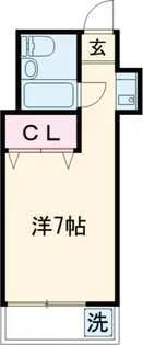 フラッツ松尾【2階】の間取り