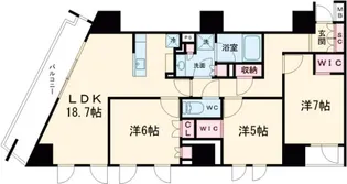 ドゥーエ早稲田【5階】の間取り