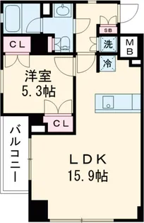 ラティエラ成城学園前【3階】の間取り
