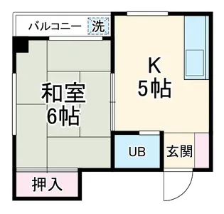 栄マンション【401号室】の間取り
