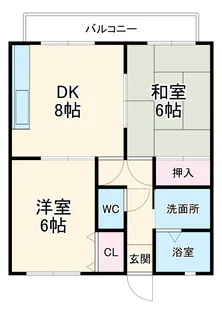 すばる鷺沼【2階】の間取り