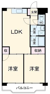 ハイパーク桃山【2階】の間取り