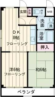靱江ビル【2階】の間取り