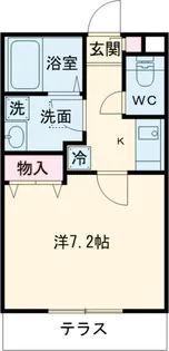レスペデーザ目黒本町【1階】の間取り