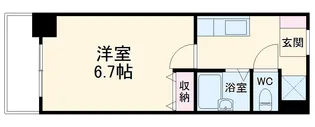 ドミール元住吉【2階】の間取り