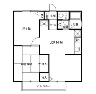 メゾンドネージュ№12【2階】の間取り