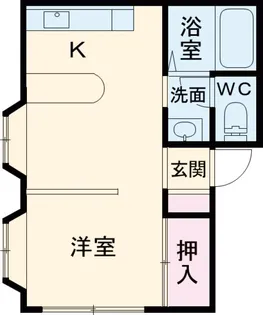 シティハイツ茂呂【1階】の間取り