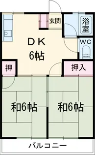 マスダハイツ第1【2階】の間取り