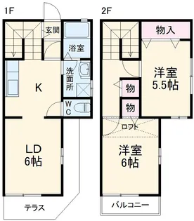 グリーンハイツ【1階】の間取り