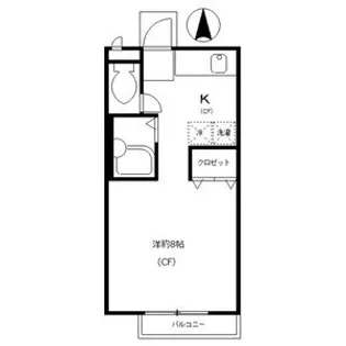 フローレスライフ【203号室】の間取り